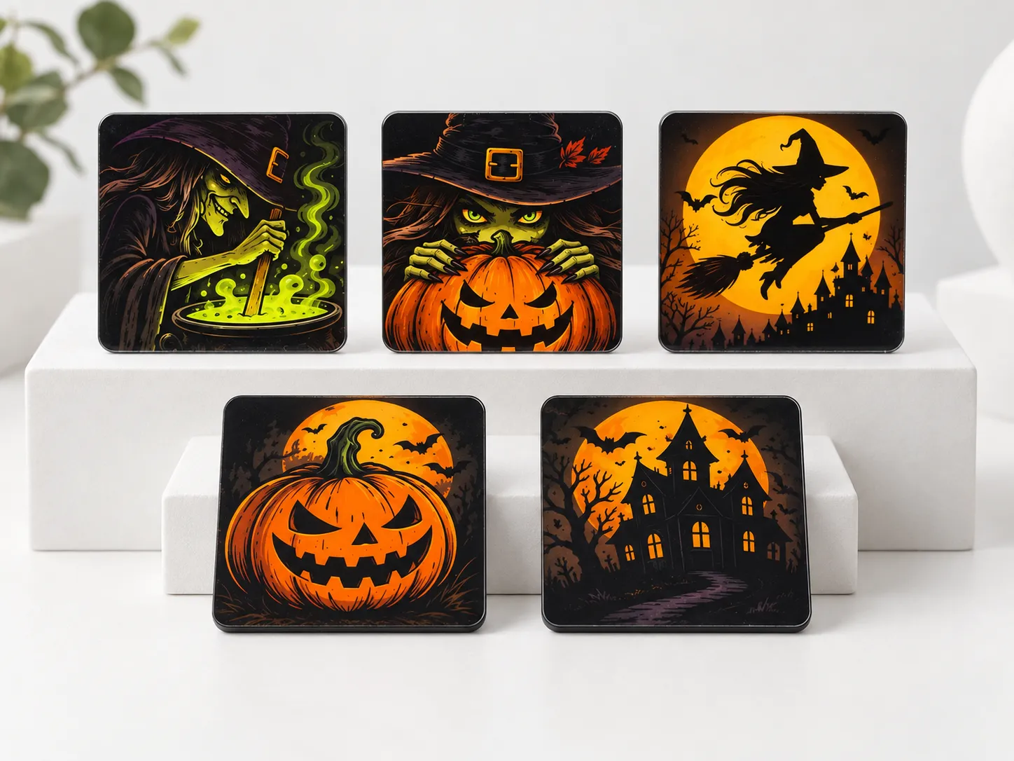 Kühlschrankmagnet, Halloween – Beispieldarstellung