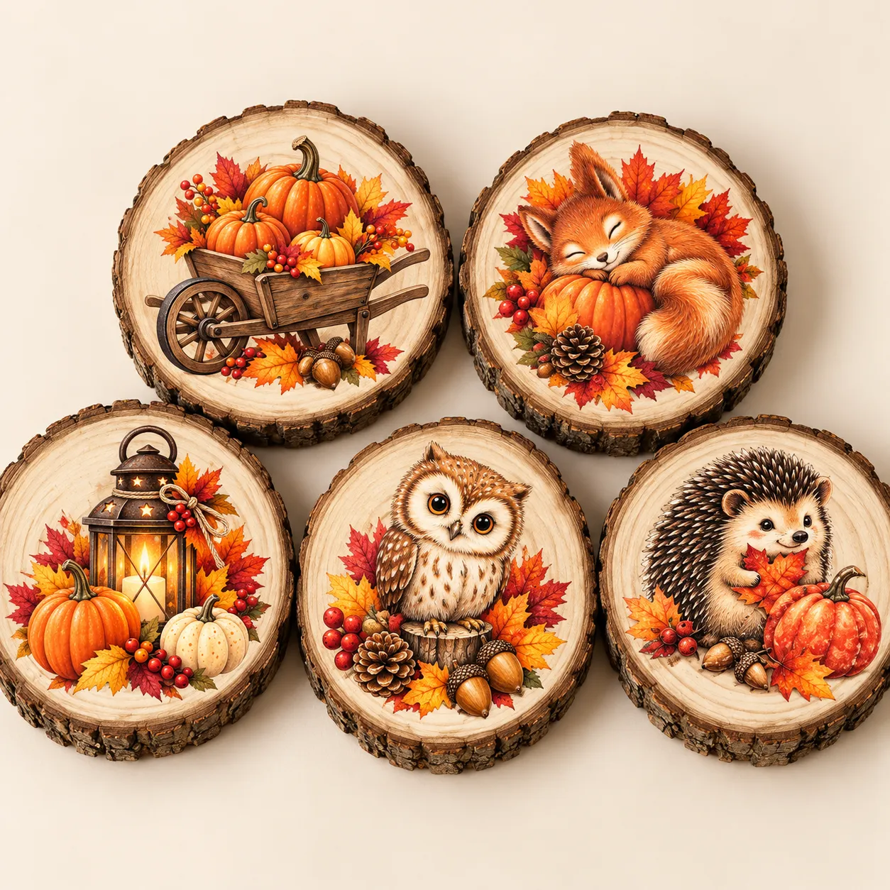 Baumscheibe, Herbst – Beispieldarstellung