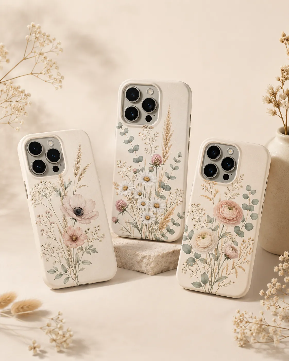 Soft Boho Botanical - Handyhuelle Beispiel - YourLayer