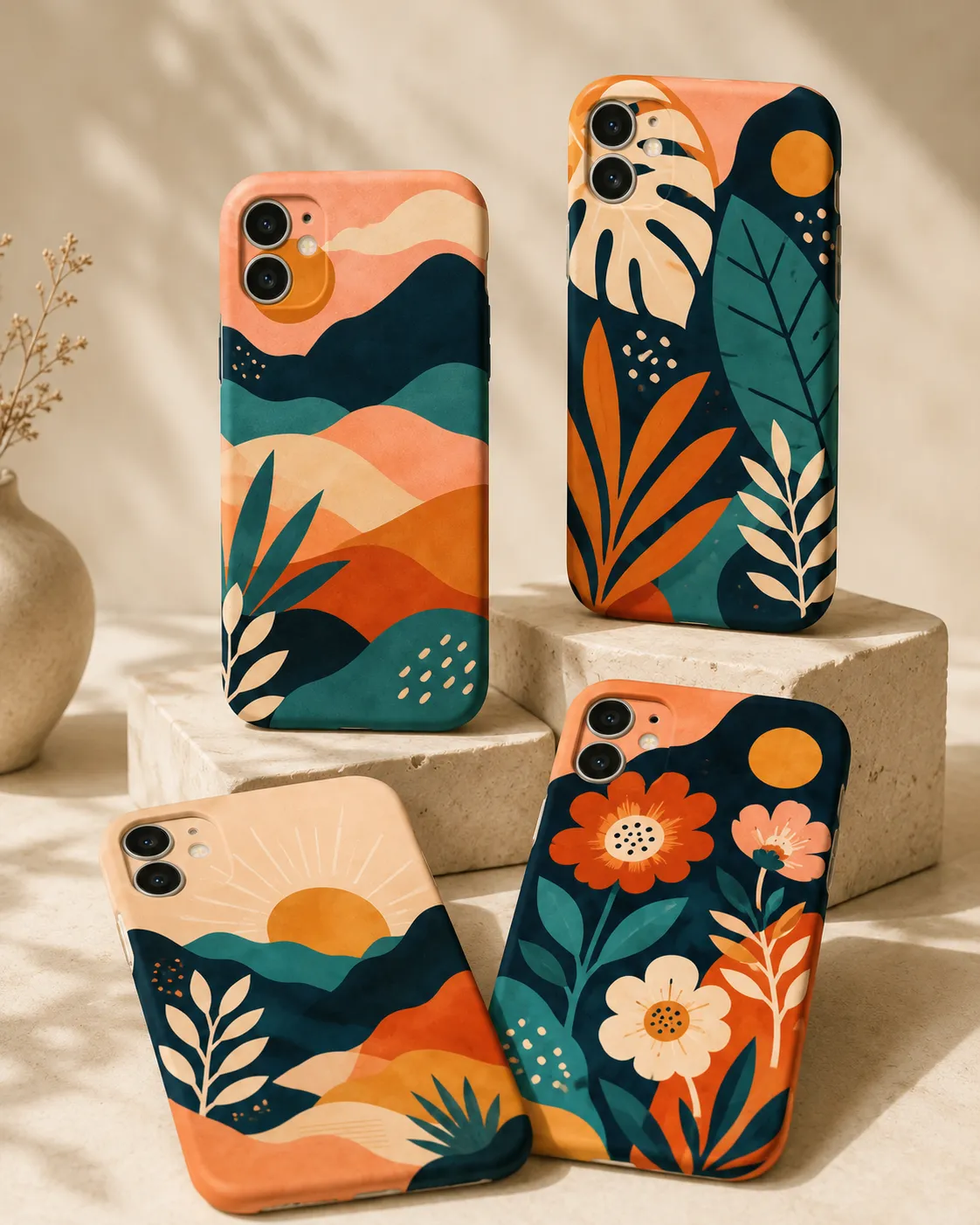 Handyhülle botanisch Variante 2 – YourLayer