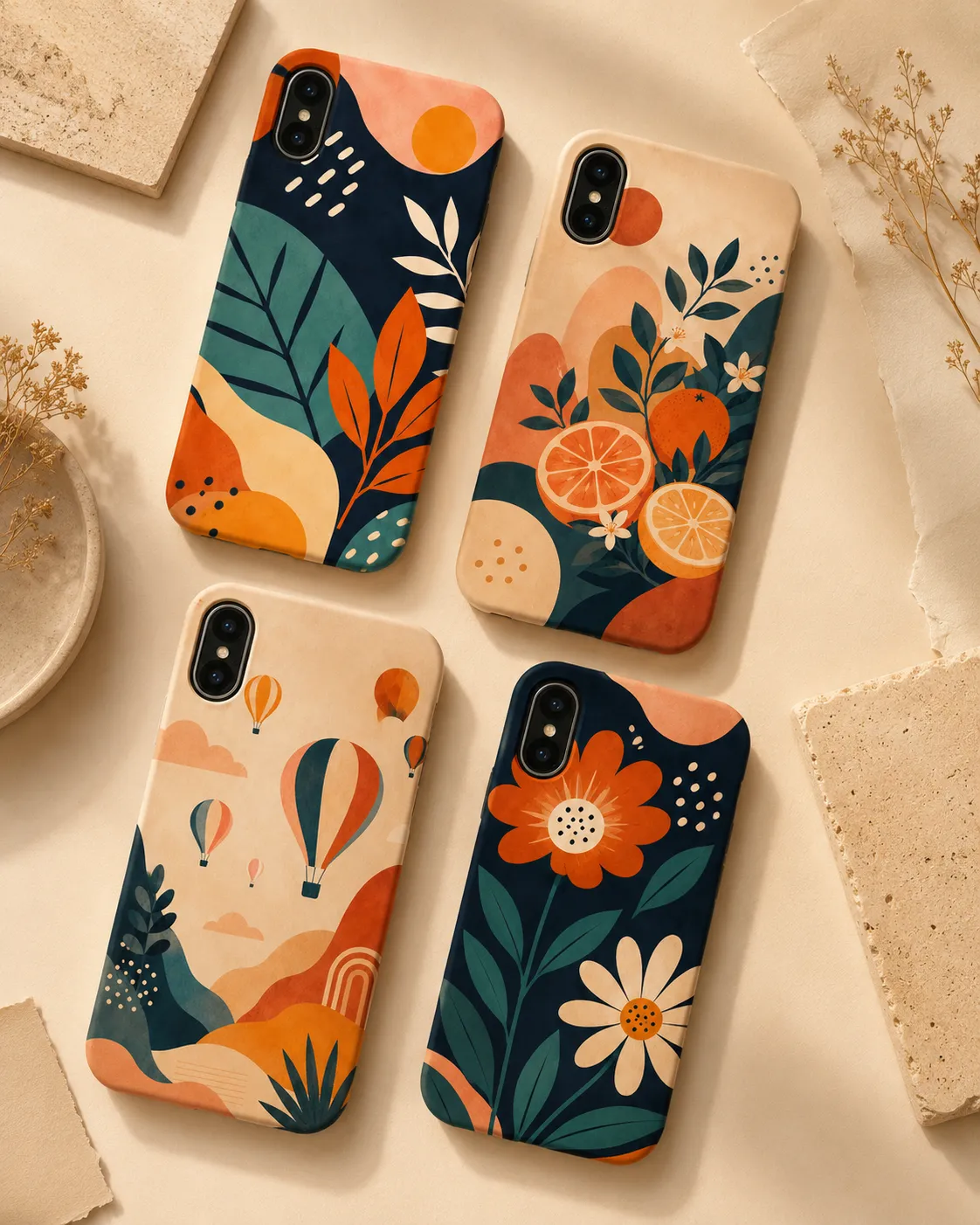 Personalisierte Handyhülle botanisch – YourLayer
