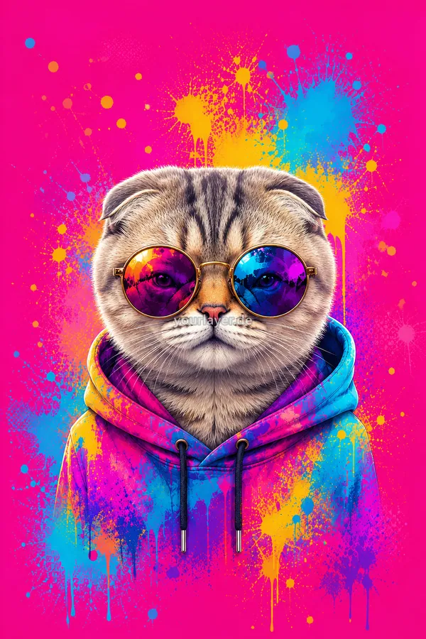 Neon Pop Art 24 – Design für Handyhülle