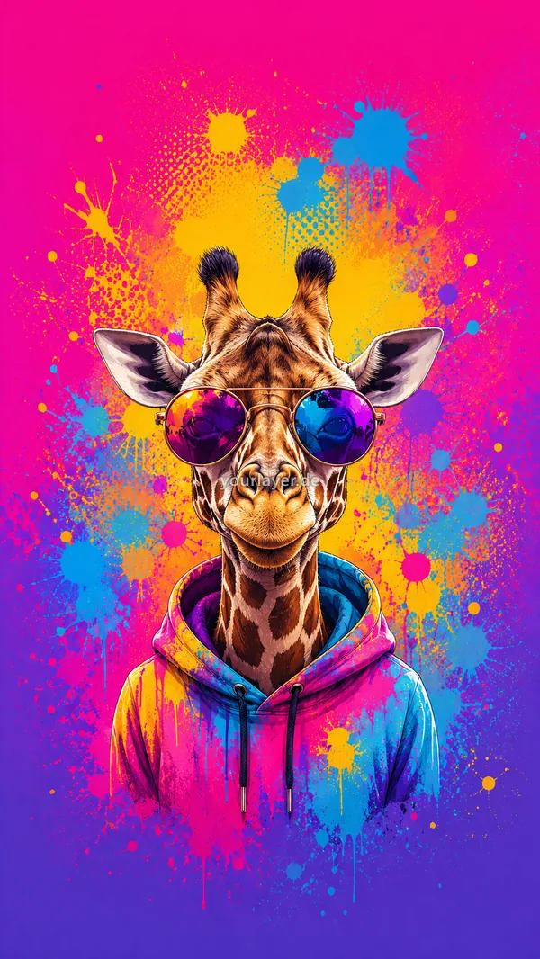 Neon Pop Art 08 – Design für Handyhülle