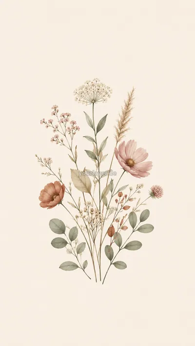 Soft Boho Botanical – Designserie von YourLayer