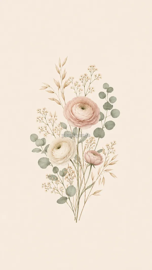 Soft Boho Botanical 10 – Design für Handyhülle