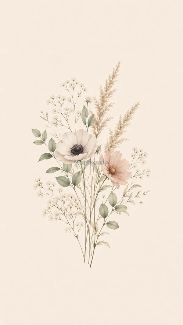 Soft Boho Botanical 14 – Design für Handyhülle