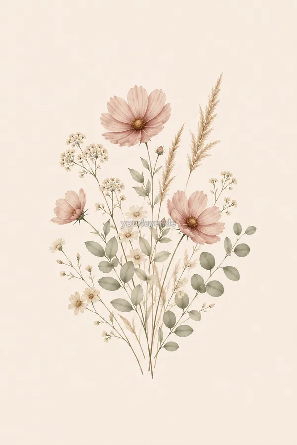 Soft Boho Botanical 03 – Design für Handyhülle