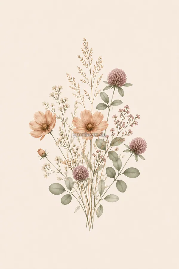 Soft Boho Botanical 07 – Design für Handyhülle