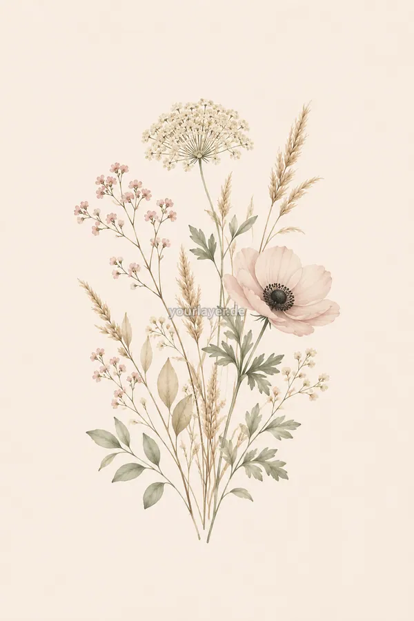 Soft Boho Botanical 08 – Design für Handyhülle